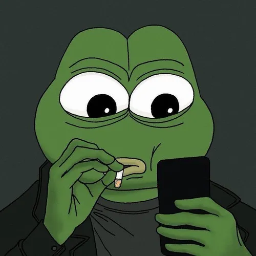 Ảnh troll mắt ếch pepe trũng xuống vì mệt mỏi kéo dài.