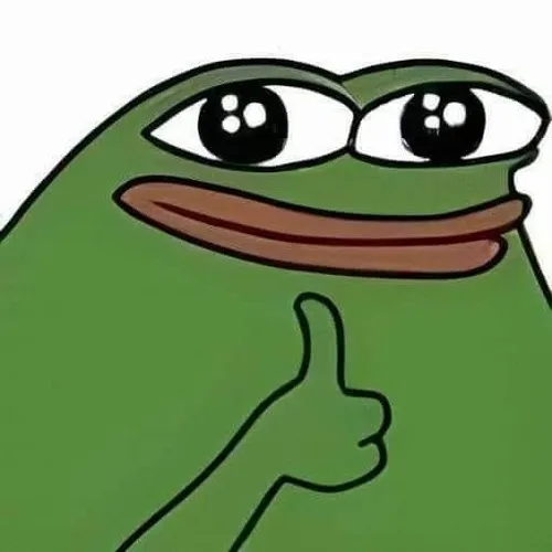 Ảnh vui ếch xanh im lặng nhìn xa như bỏ qua mọi thứ.