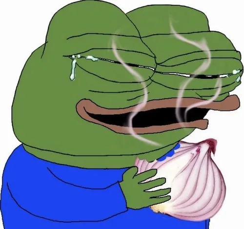 Meme ếch xanh chu mỏ tạo vẻ đáng yêu bất ngờ.