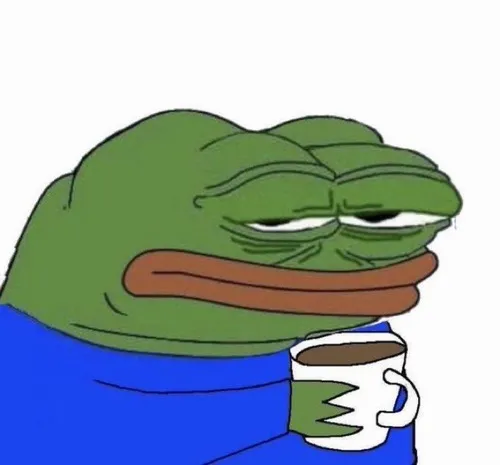 Ảnh hài ếch xanh cau mày nhẹ cho thấy tức giận âm ỉ.