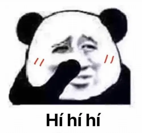 Ảnh chế gấu trúc tươi tỉnh với nụ cười đểu hé tinh nghịch