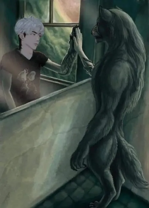 Meme sói đầu đàn gọi vòng trăng lặng hòa bản lĩnh tối thượng