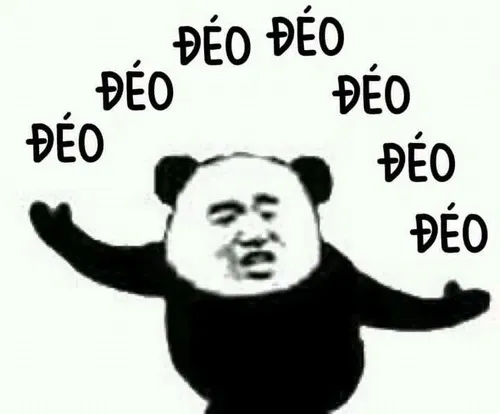 Gấu trúc ôm đầu vì cảm giác ôm đầu bất lực.