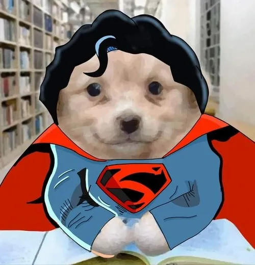 Hình meme hài Clark Kent chỉnh biểu tượng S sáng rực