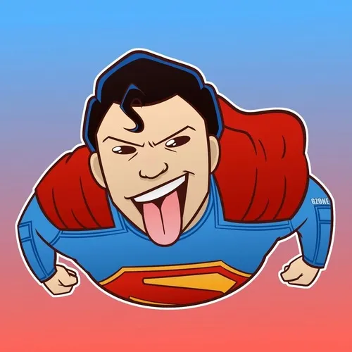 Ảnh chế Kal El bay qua Smallville áo choàng tung bay