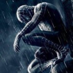 Người nhện ngồi buồn một mình dưới mưa Người nhện ngồi buồn một mình dưới mưa